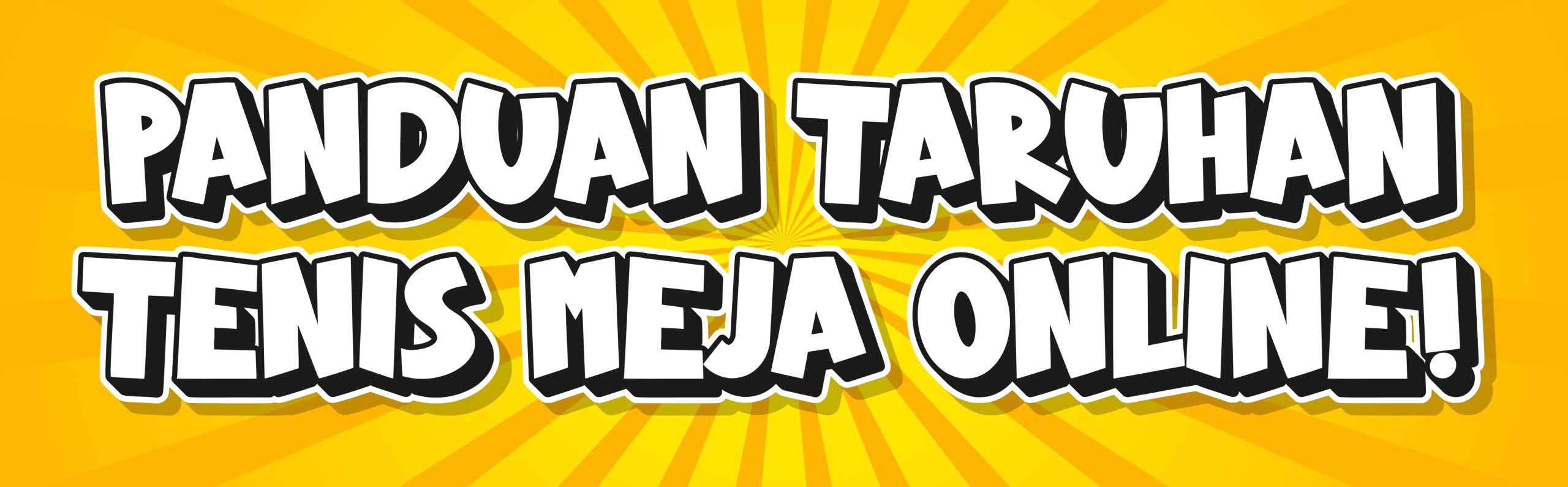 Panduan Taruhan Tenis Meja Online di SBOBET